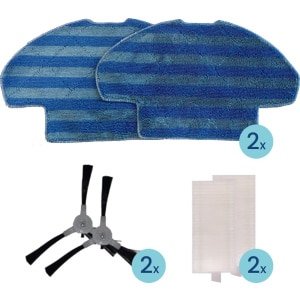 Reserveonderdelen geschikt voor Gologi Robotstofzuiger - Items Set - Reserve Onderdelen - HEPA Filter - Zijborstels - Dweildoeken