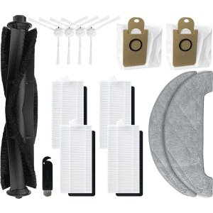 Reserveonderdelen voor Robotstofzuiger - 1 Hoofdborstel, 4 Zijborstels, 4 HEPA-Filter, 2 Doekjes, 2 Stofzakken