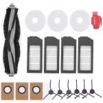 Reserveonderdelen voor robotstofzuiger - microvezel, filters, zijborstels - set van 1