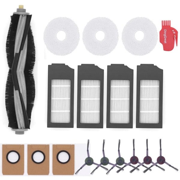 Reserveonderdelen voor robotstofzuiger - microvezel, filters, zijborstels - set van 1
