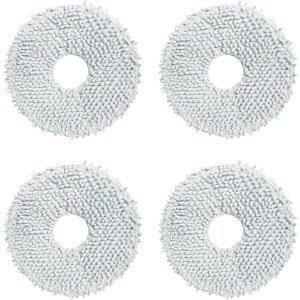 Reserveonderdelen voor stofzuigers (4 reinigingsdoeken) Compatibel met Dreame Bot L10s Ultra Robotstofzuiger Accessoires