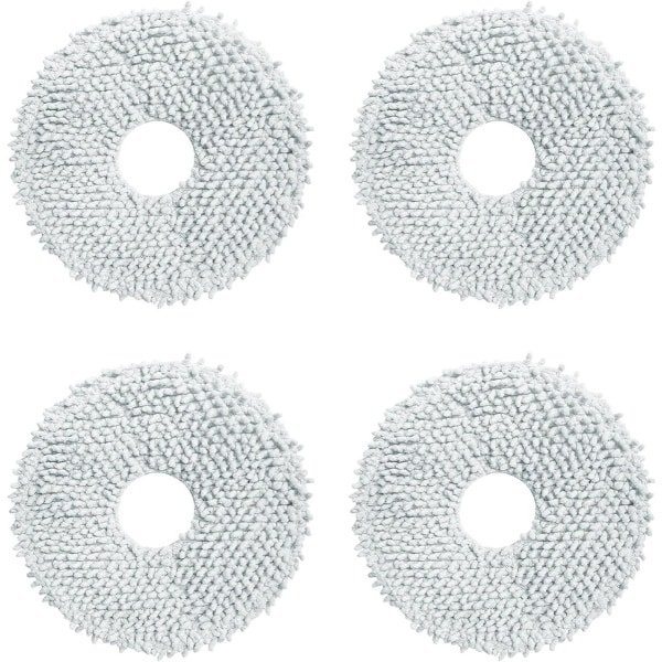 Reserveonderdelen voor stofzuigers (4 reinigingsdoeken) Compatibel met Dreame Bot L10s Ultra Robotstofzuiger Accessoires