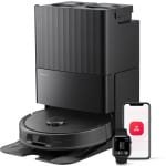 Roborock QV 35S Robotstofzuiger- 10000 Pa zuigkracht- Dubbele anti-klitborstels- Slimme obstakelvermijding- Dubbele opklapbare- Draaiende dweilen- Automatisch dweilen- Zelfdrogend- Zwart-Qrevo plus Upgrade