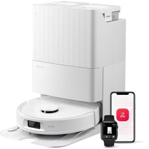 Roborock QV 35S Robotstofzuiger-10000 Pa zuigkracht- Dubbele anti-klitborstels- Slimme obstakelvermijding-Dubbele opklapbare- Draaiende dweilen- Automatisch dweilen-Zelfdrogend- Wit-Qrevo plus Upgrade