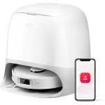 Roborock Qrevo Curv S5X Robotstofzuiger met dweilfunctie en hebare dweil- 18500Pa HyperForce zuigvermogen- Afzuigstation-75 °C Warmwatermopwas-Intelligente Vuilherkenning-Spraakassistent -All-in-one Dock-Qrevo MaxV Upgrade