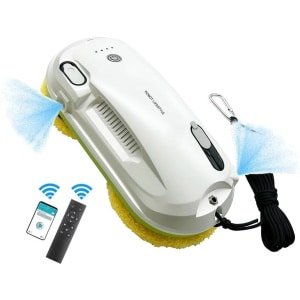 Robot Lifestyle - Robotramenwasser - Robot ruitenreiniger - Met bediening via app - 2800Pa zuigkracht - Auto Waterspray - Glasreiniger - Schoonmaken - Ruitenwasser - Frame Detectie - Raamrobot - Intense reiniging - Wit