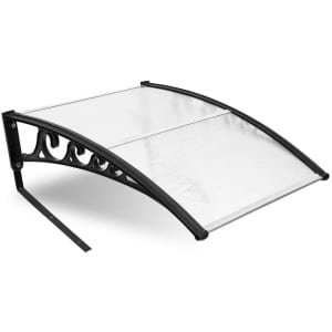 Robotgrasmaaier Garage met UV-Bescherming - 105x85x56cm - Transparant Polycarbonaat Dak - Weerbestendig - Compatibel met Robomow, Yardforce, Gardena, Bosch, Zoef, Kress, Husqvarna, Sunseeker, Luba, Dreame, Einhell, Parkside - Carport voor Robotmaaier