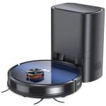 Robotstofzuiger - 2-in-1 - Dweilfunctie - Leegstation, Zelflegende Basis - 3000Pa Zuigkracht - 2.5L Stofzak - LDS Navigatie - 150 mins Runtime - Save up to 5 Maps - App & Voice Control - EU Stekker - Verloopblauw