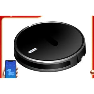 Robotstofzuiger - Dweilrobot - Dweilfunctie - 6000Pa - Slimme Navigatie - 3-in-1 - App Bediening - Stofzuigen - Dweilen - Vegen - Zwart