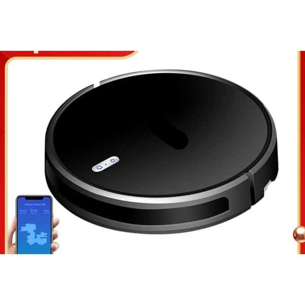 Robotstofzuiger - Dweilrobot - Dweilfunctie - 6000Pa - Slimme Navigatie - 3-in-1 - App Bediening - Stofzuigen - Dweilen - Vegen - Zwart