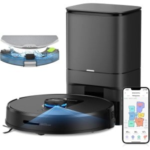 Robotstofzuiger - "Ultieme Reinigingssymbiose: De 2700Pa Stofzuigerrobot met Zuigstation - Slimme Navigatie, Wisfunctie, en Alexa Bediening voor Ongekende Efficiëntie!"