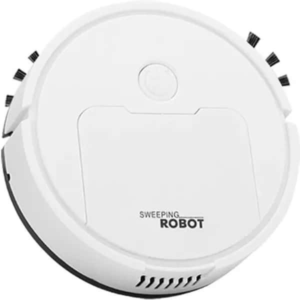 Robotstofzuiger Wit - Dweilfunctie - Geschikt voor huisdieren - Oplaadbare Multifunctionele Slimme kleine Robotstofzuigers - Stofbot