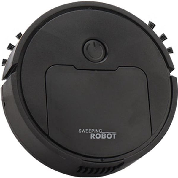 Robotstofzuiger Zwart - Dweilfunctie - Geschikt voor huisdieren - Oplaadbare Multifunctionele Slimme kleine Robotstofzuigers - Stofbot