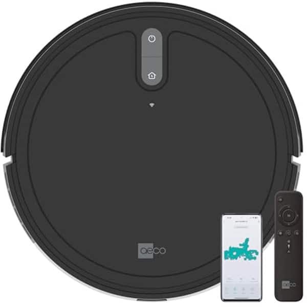 Robotstofzuiger met 5000Pa Sterke Zuigkracht en Gyroscoop Navigatie