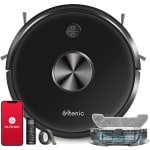 Robotstofzuiger met Dweilfunctie en 3000 Pa Zuigkracht - Compatibel met Google Home en Alexa, Ideaal voor Dierenharen