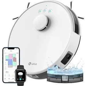 Robotstofzuiger met Dweilfunctie en LiDAR Navigatie - Krachtige 4000 Pa Zuigkracht, Ideaal voor Huisdieren en Harde Vloeren