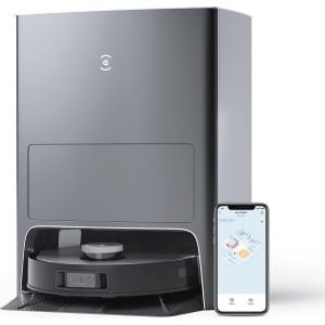 Robotstofzuiger met Dweilfunctie en Slimme Technologie - 5000Pa Zuigkracht, Automatische Zelfreiniging, 260 Minuten Gebruikstijd