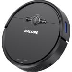 Robotstofzuiger met Dweilfunctie - met Laadstation - Slimme Navigatie en App - Krachtige Zuigkracht - Geschikt voor Huisdieren - Dweilrobot - Geschikt voor Harde Vloeren & Tapijt - Zwart - Balors