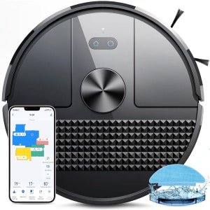 Robotstofzuiger met Laadstation - Zwart