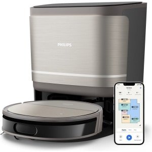 Robotstofzuiger met alles-in-één dockingstation - PHILIPS - XU9100/10 - 9000-serie - 8000 Pa - ≤ 66 dB - Metaal