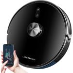 Robotstofzuiger met dweilfunctie - Lds laser navigatie - Oplaadstation - 6500Pa 28W - Kaartbeheer - Virtuele blokkering - App/stembediening