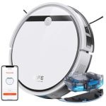 Robotstofzuiger met krachtige zuigkracht voor dagelijkse reiniging op harde vloeren en laagpolig tapijt