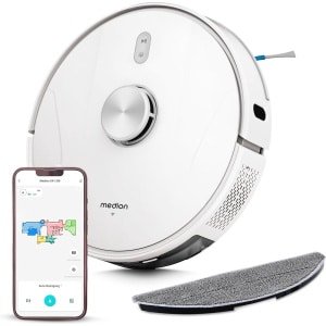 Robotstofzuiger met lasernavigatie en dweilfunctie - 8000Pa zuigkracht, 240 minuten batterijduur, slim en efficiënt