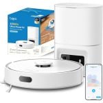 Robotstofzuiger met zelfafvoer, 5300Pa, LiDAR Navigatie en Slimme Plattegrond - 4-in-1 Schoonmaken: Stofzuigen, Dweilen, en Meer