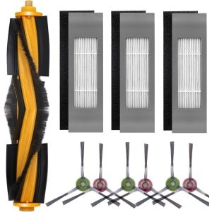 Rolborstels - hoofdborstel - Onderdelen geschikt - HEPA-filters - Voor Ecovacs Deebot Ozmo 920/950/700/750/T5/T8/T8+/T8 AIVI/N8/N8+/N8 PRO/T9 - Vervangende onderdelen voor robotstofzuiger