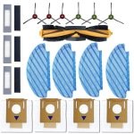 Rollerborstel HEPA Filter Zijborstels Mopdoeken Accessoireset voor Robotstofzuiger