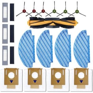 Rollerborstel HEPA Filter Zijborstels Mopdoeken Accessoireset voor Robotstofzuiger