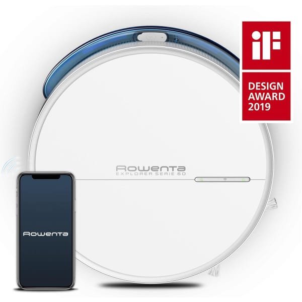 Rowenta Smart Force Explorer Serie 60 Wet&Dry Allergy Kit RR7447WH - Robotstofzuiger - Wit - Connected