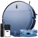 Rustive BR151 Robotstofzuiger met Dweilfunctie - 6000 Pa - met App en Afstandsbediening - Dweilrobot - Robotstofzuigers