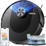 SCH® Robotstofzuiger huisdieren - Robotstofzuiger - Stofzuiger - Zwart - ‎32cm x 32cm x 10cm