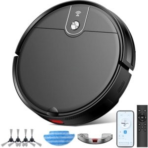 SCH® Robotstofzuiger huisdieren - Robotstofzuiger - Stofzuiger - Zwart - ‎33cm x 11cm x 40cm