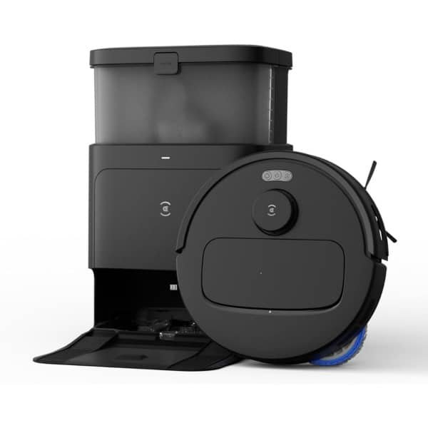 SCH® Robotstofzuiger met laadstation - Robotstofzuiger - Robotstofzuiger huisdieren - zwart - ‎36cm x 49cm x 54 cm