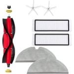 SQOON® Vervangingsset geschikt voor Roborock S5/S6 serie - 7-delige onderhoudskit voor robotstofzuiger - Gelijk aan originele onderdelen - Voor grondig en regelmatig onderhoud