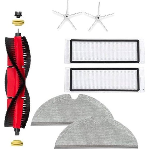 SQOON® Vervangingsset geschikt voor Roborock S5/S6 serie - 7-delige onderhoudskit voor robotstofzuiger - Gelijk aan originele onderdelen - Voor grondig en regelmatig onderhoud