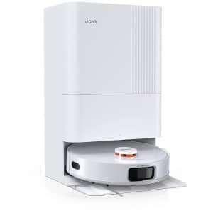 Seastone - JONR P20 - Robotstofzuiger Met Dweilfunctie Met Warme Lucht Om te Drogen - 8000 PA - Zeer Krachtige Zuigkracht - Vermijden van Obstakels - Adaptief Kantdweilen - Hete Lucht Drogen - Anti-tangle Roller Brush + Automatische Leegfunctie - Wit