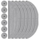 Set van 12 dweildoeken voor robotstofzuigers - Microvezel VibraRise 3.0 dweilsysteem met 6 dweilen en 6 zijwisser