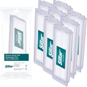 Sillar 8x stofzuigerfilters - luchtfilters voor Xiaomi robotstofzuiger - geschikt voor Xiaomi Mi Robot Vacuum Mop Pro Viomi V2 V3 SE - vervanging