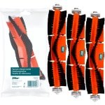 Sillar, Set 3 stofzuigerborstel, rolborstel, hoofdborstel voor robotstofzuiger, geschikt voor Xiaomi Mi Robot Vacuum Cleaner, Mi Roborock, Robot Vacuum Cleaner, vervanging SDZS01RR SDZS03RR SDZS04RR