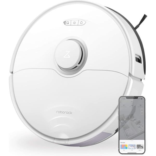 Slimme Robotstofzuiger met 2500Pa zuigkracht en automatische dweilfunctie voor tapijten en harde vloeren