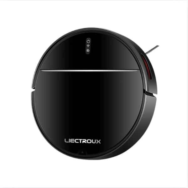 Stemily Robotstofzuiger - Met Dweilfunctie - 4000Pa Zuigkracht - Slimme Navigatie - Werkt met Alexa & Google Home - 32 x 7,8cm