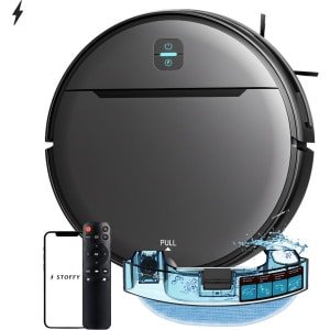 Stoffy - Robotstofzuiger Met Dweilfunctie - Appbediening - Robot Stofzuiger Met Laadstation - Geschikt voor huisdieren