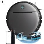 Stoffy - Robotstofzuiger Met Dweilfunctie - Zonder Appbediening - Robot Stofzuiger Met Laadstation - Geschikt voor huisdieren