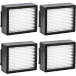 Stofzuigeraccessoires - 4-pack vervangende filters - geschikt voor iRobot Roomba i3 i3+ i7 i7+ i4 i6 i6+i8 i8+/Plus E5 E6 E7, E en J-serie robotstofzuigers - 6*5*2cm - Zwart