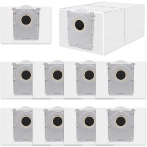 Stofzuigerzak Geschikt voor Ecovacs Deebot X8 PRO Omni/ T50 Pro Omni/T50 Max Pro/T50 Omni robotstofzuiger, actieve koolstofzak accessoires, 10 stuks 3L capaciteit stofzuigerzakken,reserveonderdelen