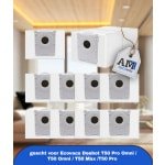 Stofzuigerzak gescht voor Ecovacs Deebot X8/X9 PRO Omni/T50 Pro Omni/T50 Max Pro/T50 Omni/T80/T30C robotstofzuiger,actieve koolstofzak accessoires,10 stuks 3L capaciteit stofzuigerzakken,reserveonderdelen