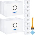 Stofzuigerzakken en accessoires voor robotstofzuigers - Grote capaciteit - 3L - 10 stuks